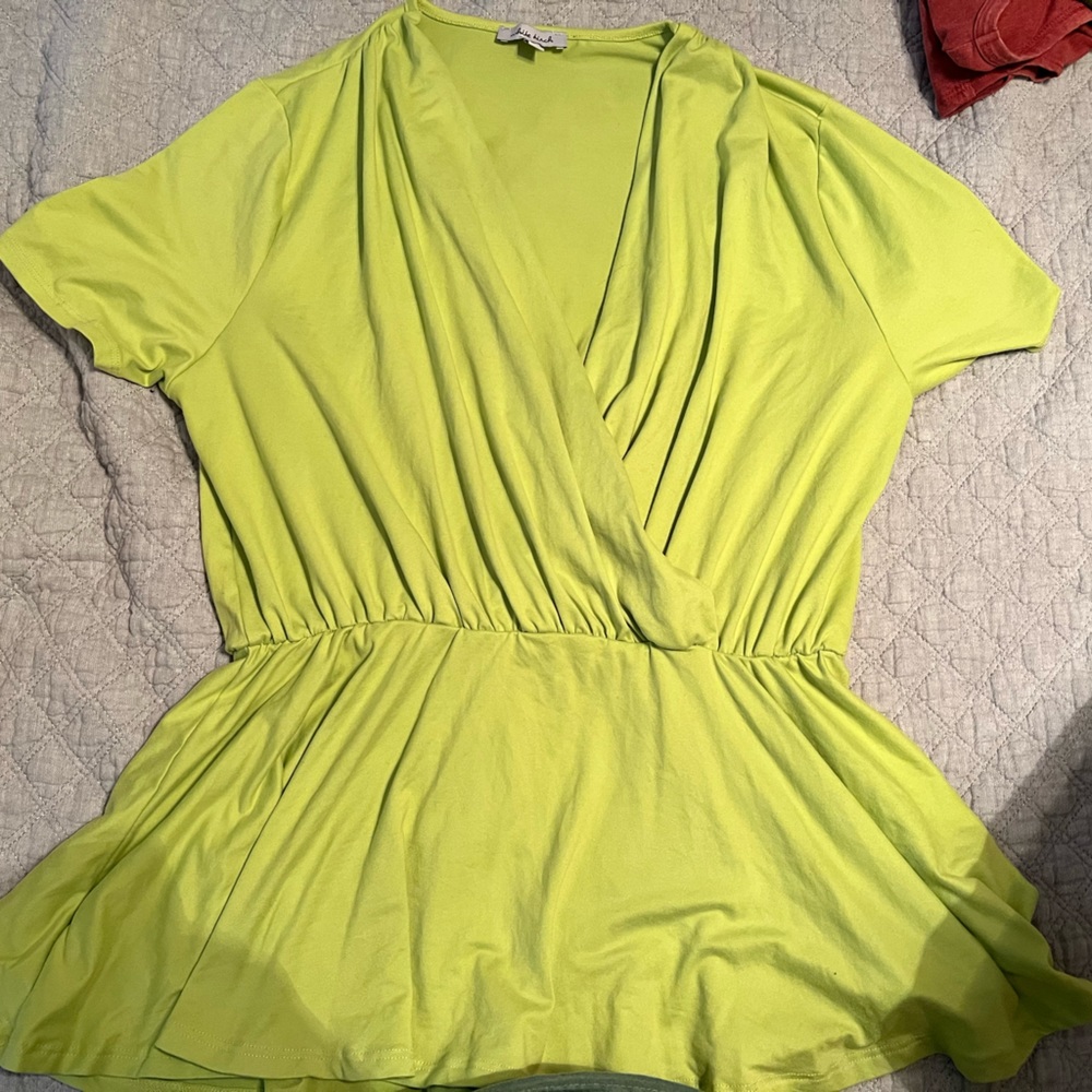 Boutique brand peplum blouse